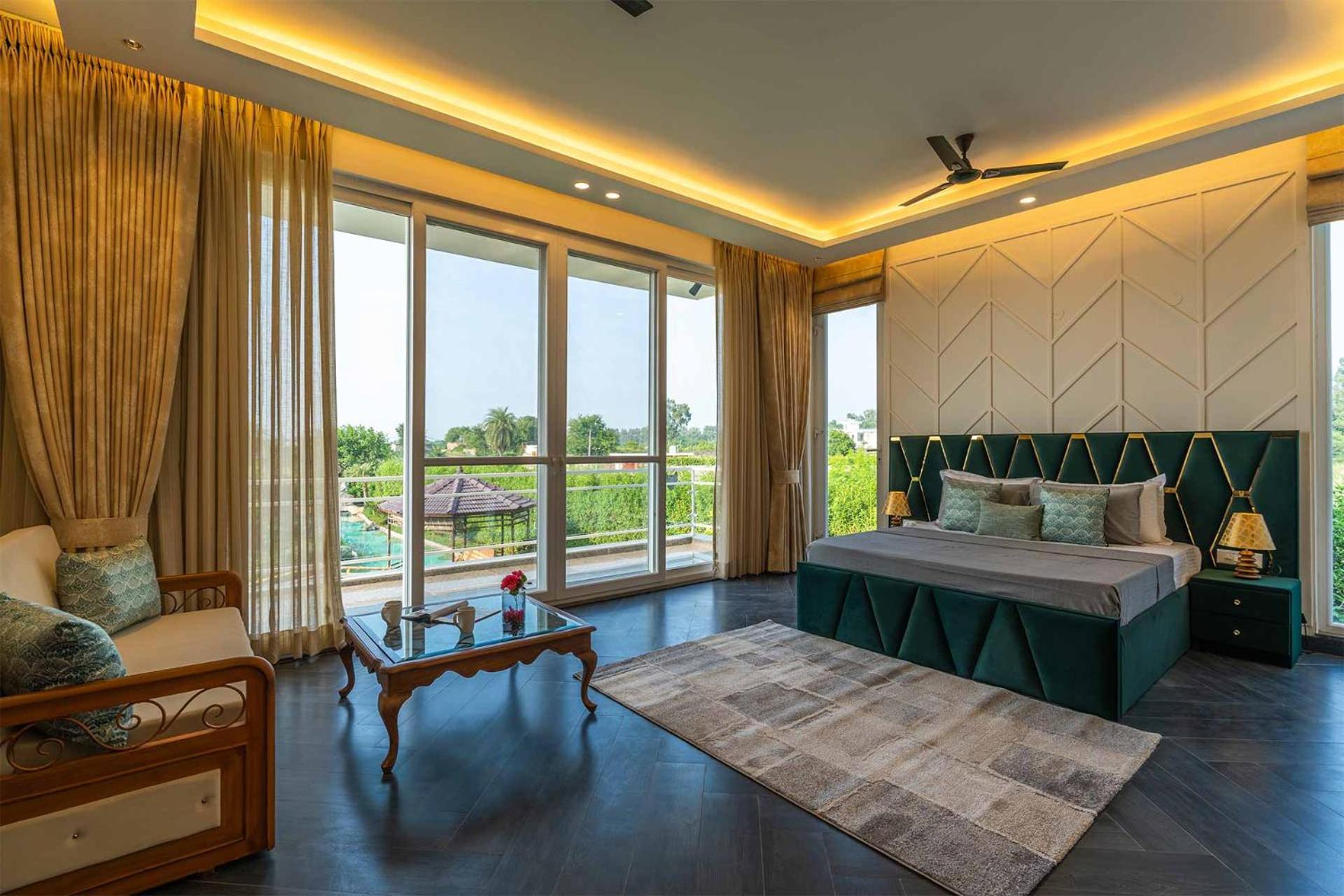 Stayvista At Serenity Farms With Pool, Lawn, Bonfire & Bbq Sohna エクステリア 写真
